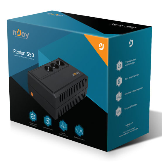 UPS nJoy Renton 650 PWUP-LI065RE-CG01B