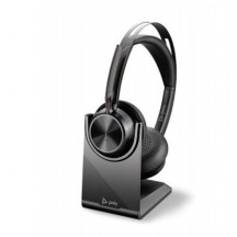 Casca Poly Plantronics Polycom Voyager Focus 2 UC, Standard, USB-C, Charge Stand 214433-01