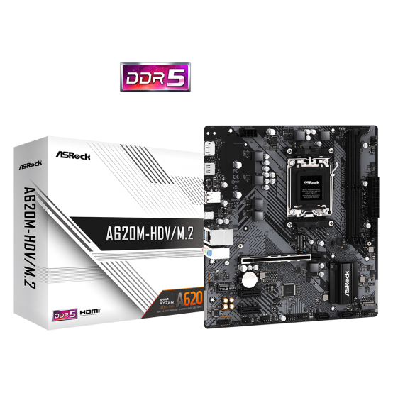 Placa de baza ASRock A620M-HDV/M.2 90-MXBLL0-A0UAYZ