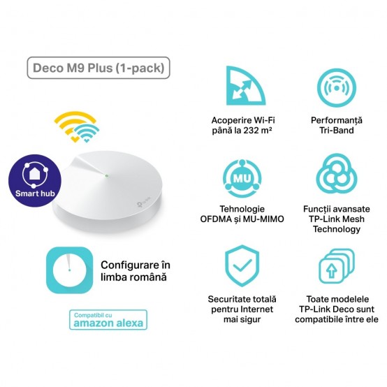 Router TP-Link  Deco M9 Plus(1-pack)