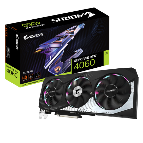 Placa video GigaByte AORUS GeForce RTX 4060 ELITE 8G GV-N4060AORUS E-8GD