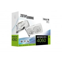 Placa video Zotac GeForce RTX 4060 8GB Twin Edge OC White Edition ZT-D40600Q-10M