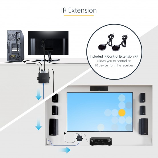 Adaptor StarTech.com 4K HDMI Extender, 4K 60Hz 4K70IC-EXTEND-HDMI