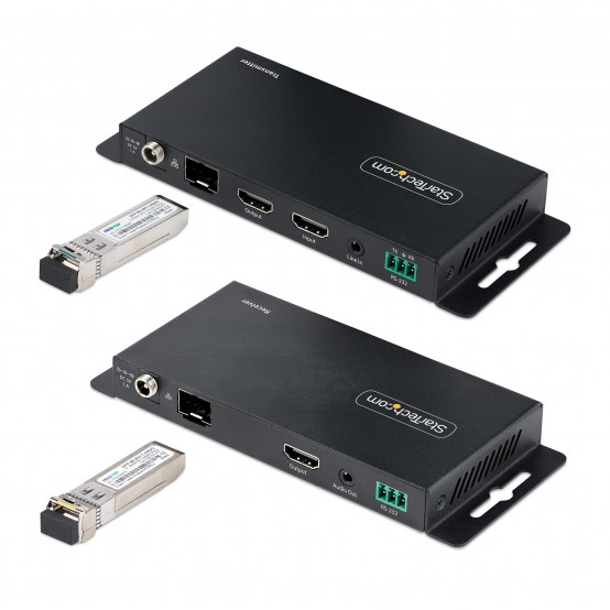 Adaptor StarTech.com 4K 60Hz HDMI over Fiber Extender Kit ST121HD20FXA2