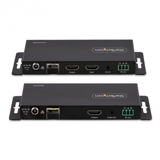 Adaptor StarTech.com 4K 60Hz HDMI over Fiber Extender Kit ST121HD20FXA2