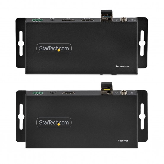 Adaptor StarTech.com 4K 60Hz HDMI over Fiber Extender Kit ST121HD20FXA2