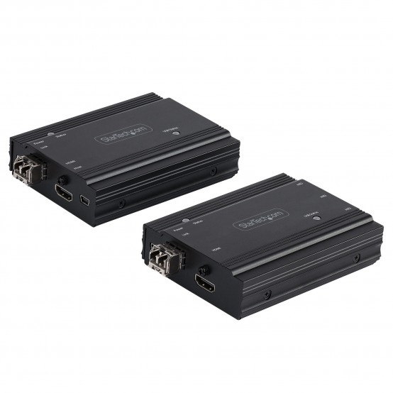 Adaptor StarTech.com 4K HDMI USB KVM Extender over Fiber, Kit SV565FXHD4KU