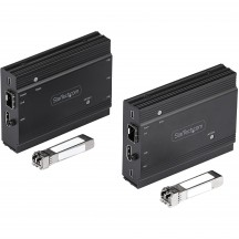 Adaptor StarTech.com 4K HDMI USB KVM Extender over Fiber, Kit SV565FXHD4KU