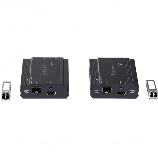 Adaptor StarTech.com 4K HDMI USB KVM Extender over Fiber, Kit SV565FXHD4KU