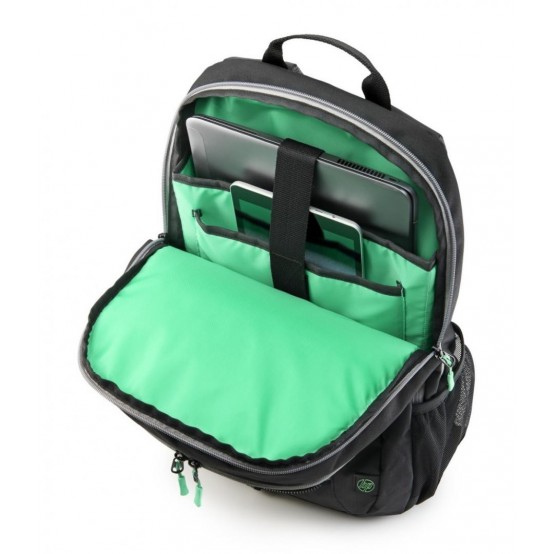 Geanta HP 15.6" Active Backpack (Black/Mint Green) 1LU22AAABB
