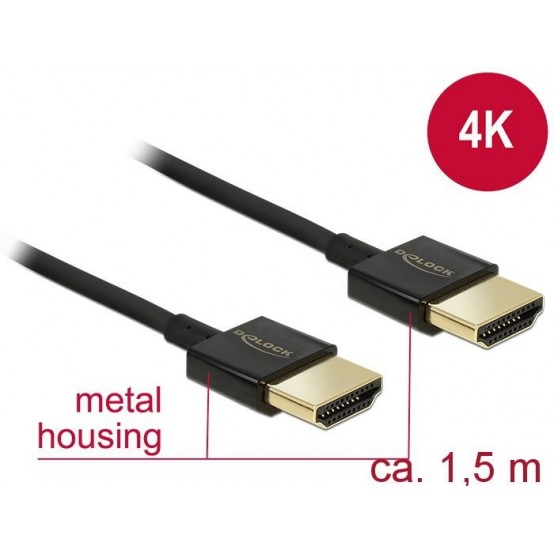 Cablu Delock High Speed HDMI with Ethernet 84772
