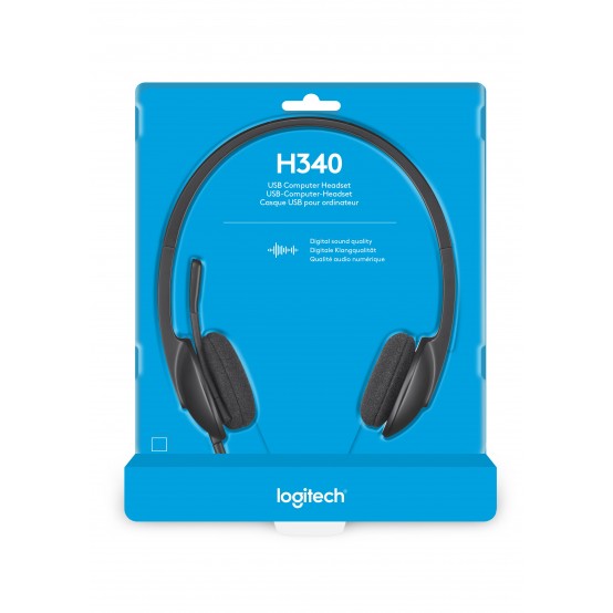 Casca Logitech USB Headset H340 981-000475