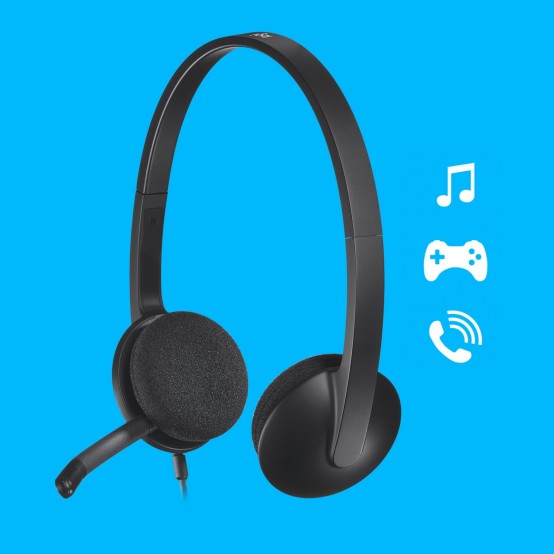 Casca Logitech USB Headset H340 981-000475