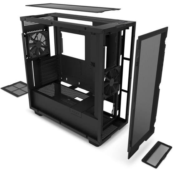 Carcasa NZXT H7 Flow, Matte Black CM-H71FB-01