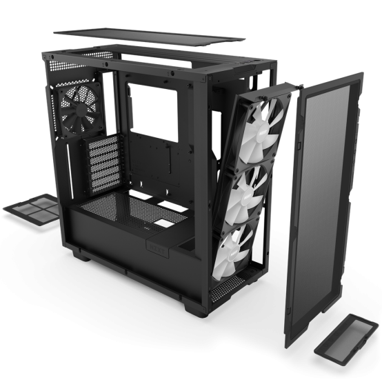 Carcasa NZXT H7 Flow RGB, Negru CM-H71FB-R1