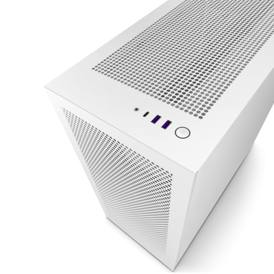 Carcasa NZXT H7 Flow, Matte White/Matte Black CM-H71FG-01