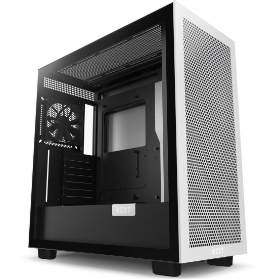 Carcasa NZXT H7 Flow, Matte White/Matte Black CM-H71FG-01