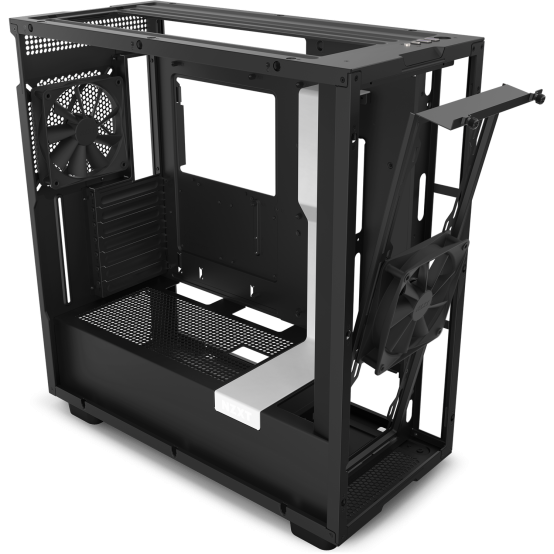 Carcasa NZXT H7 Flow, Matte White/Matte Black CM-H71FG-01