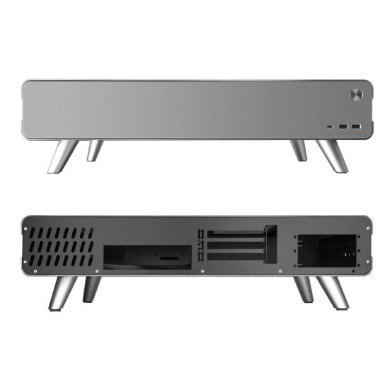 Carcasa Raijintek Pan Slim - argintiu 0R20B00211