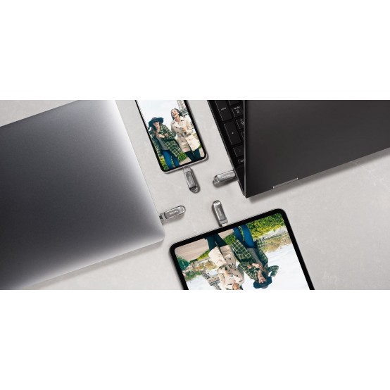 Memorie flash USB SanDisk Ultra Dual Drive Luxe SDDDC4-128G-G46