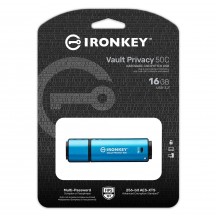 Memorie flash USB Kingston IronKey Vault Privacy 50C Encrypted IKVP50C/16GB