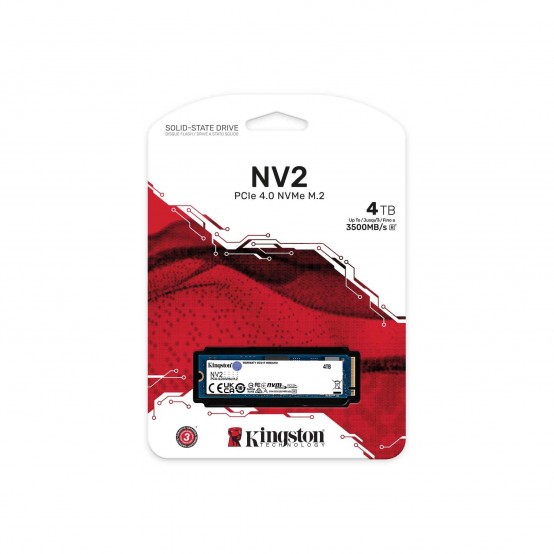 SSD Kingston NV2 PCIe 4.0 NVMe SNV2S/4000G