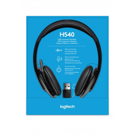 Casca Logitech USB Headset H540 981-000480