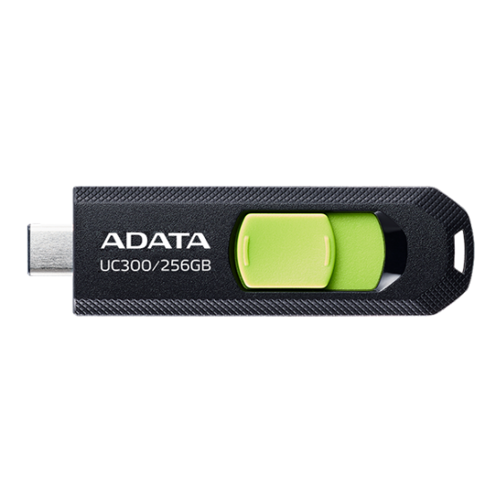 Memorie flash USB A-Data UC300 Type-C ACHO-UC300-256G-BK