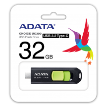 Memorie flash USB A-Data UC300 Type-C ACHO-UC300-32G-RBK