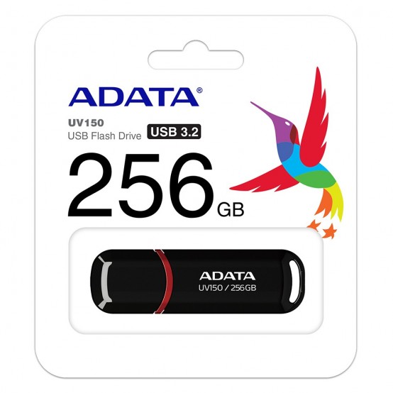 Memorie flash USB A-Data UV150 AUV150-256G-RBK