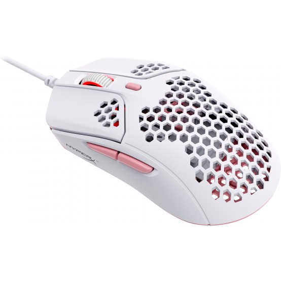 Mouse HP HyperX Pulsefire Haste - Gaming Mouse (White-Pink) 4P5E4AA