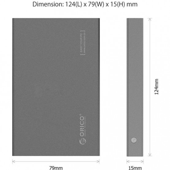 Rack Orico  2518S3-GY
