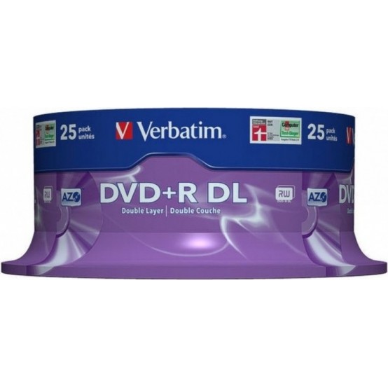 DVD Verbatim DVD+R DL Double Layer 8.5 GB 8x 43757