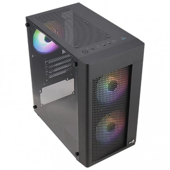 Carcasa Aerocool Hexform V2 RGB HEXFORM-G-BK-V2