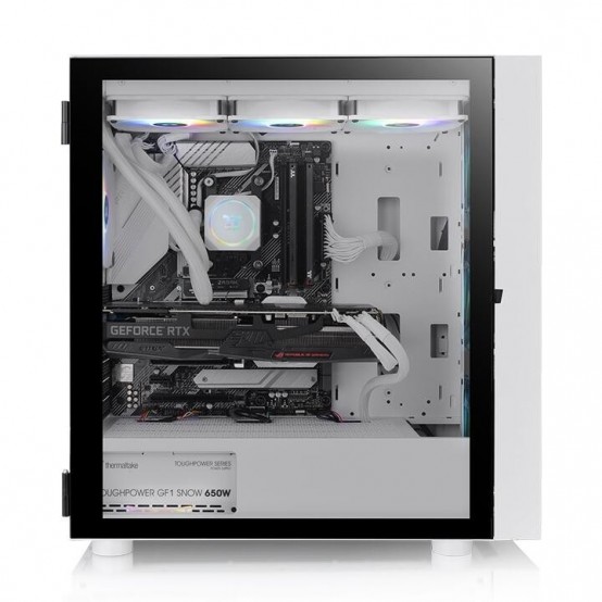 Carcasa Thermaltake H570 Tempered Glass aRGB Snow alba CA-1T9-00M6WN-01