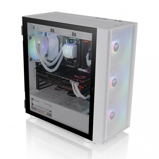 Carcasa Thermaltake H570 Tempered Glass aRGB Snow alba CA-1T9-00M6WN-01