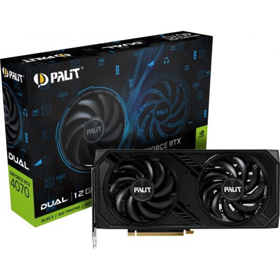 Placa video Palit GeForce RTX 4070 Dual NED4070019K9-1047D