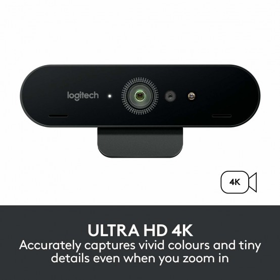 Camera web Logitech BRIO Stream 4K Pro Webcam with HDR and RightLight 3 960-001194