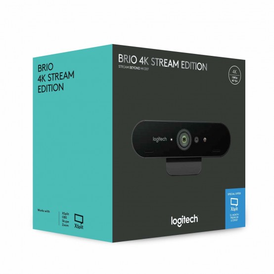 Camera web Logitech BRIO Stream 4K Pro Webcam with HDR and RightLight 3 960-001194
