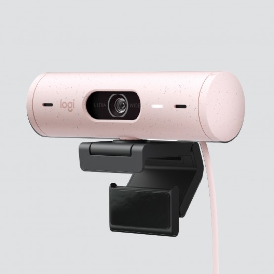Camera web Logitech Brio 500 1080p HDR Webcam with Show Mode - Rose 960-001421