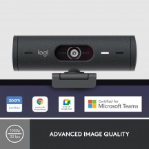 Camera web Logitech Brio 500 1080p HDR Webcam with Show Mode - Graphite 960-001422