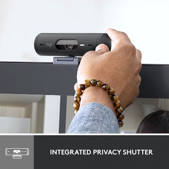 Camera web Logitech Brio 500 1080p HDR Webcam with Show Mode - Graphite 960-001422