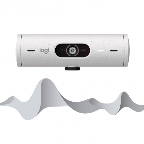 Camera web Logitech Brio 500 1080p HDR Webcam with Show Mode - Off-white 960-001428