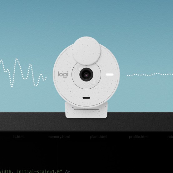 Camera web Logitech Brio 300 Full HD Webcam - Off-white 960-001442