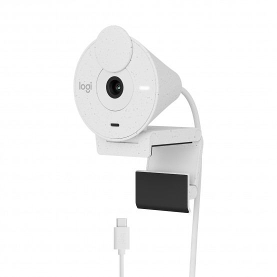 Camera web Logitech Brio 300 Full HD Webcam - Off-white 960-001442