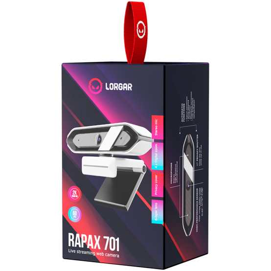 Camera web Lorgar Rapax 701 LRG-SC701WT
