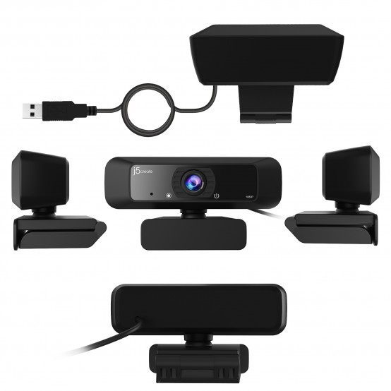 Camera web J5Create USB HD Webcam with 360° Rotation JVCU100-N