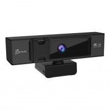 Camera web J5Create USB 4K ULTRA HD Webcam with 5x Digital Zoom Remote Control JVCU435-N
