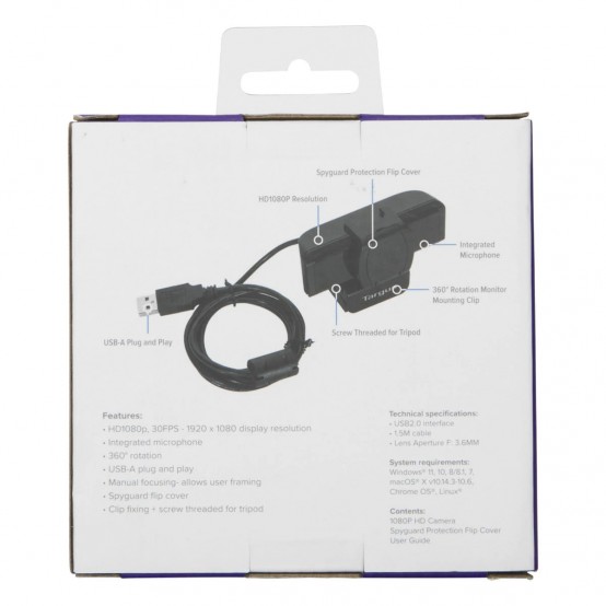 Camera web Targus HD Webcam Pro AVC041GL