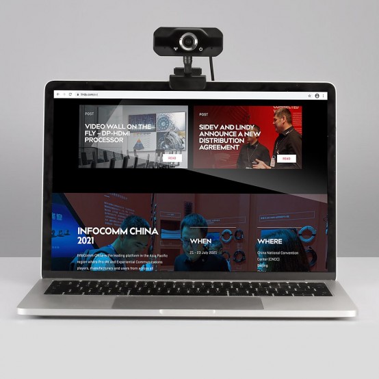 Camera web Lindy Full HD 1080p Webcam with Microphone LY-43300